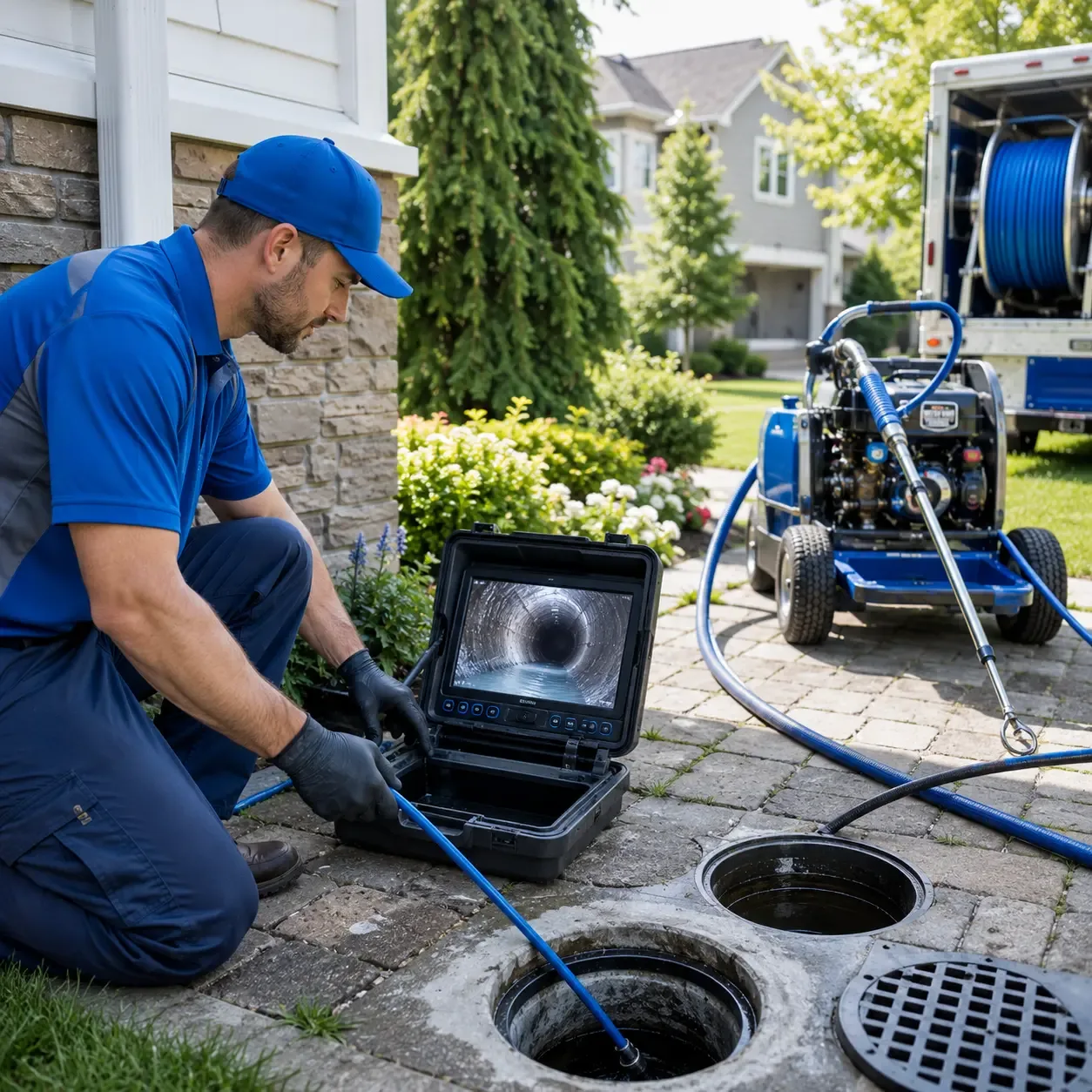 Outdoor drain cleaning professionals serving Soso, MS